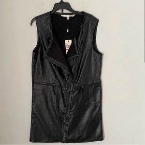 Studio M black leather dress